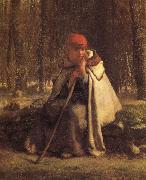 Sitting Shepherdess, Jean Francois Millet